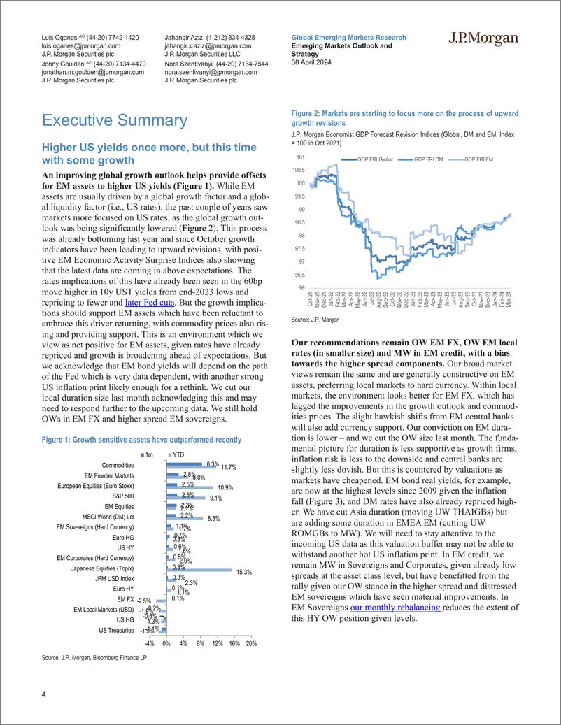 《JPMorgan Econ  FI-Emerging Markets Outlook and Strategy Broadening growth help...-107460605》 - 第4页预览图