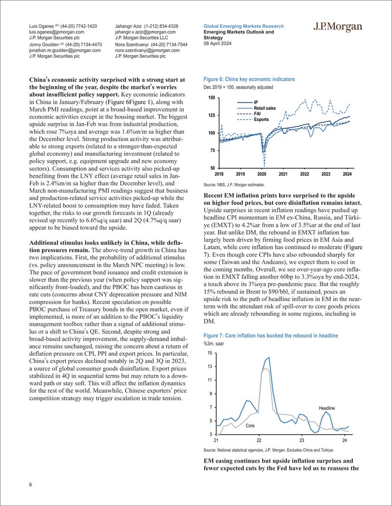 《JPMorgan Econ  FI-Emerging Markets Outlook and Strategy Broadening growth help...-107460605》 - 第6页预览图