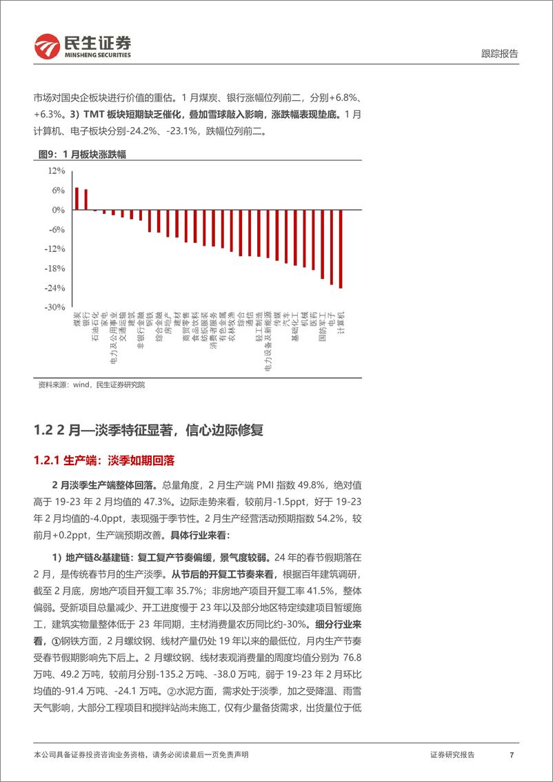 《一季度行业信息回顾与思考：经济稳步回暖，消费修复的持续性及结构表现如何？-240413-民生证券-21页》 - 第7页预览图