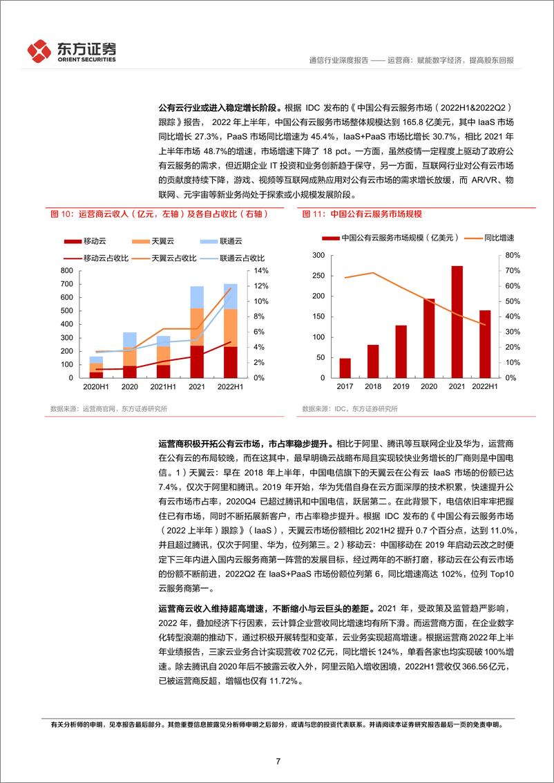 《2022通信行业深度报告-运营商-赋能数字经济-提高股东回报-东方证券》 - 第7页预览图