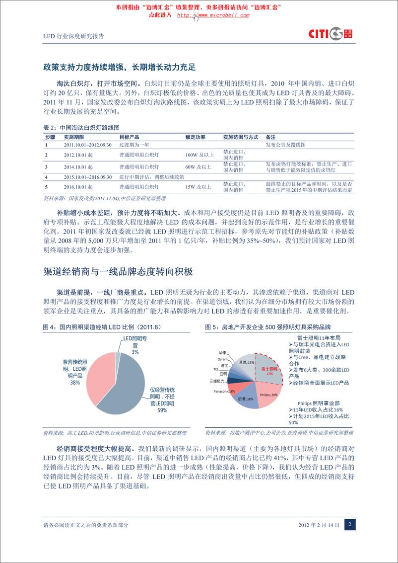 《中信证券-LED行业深度研究报告：背光与照明双轮驱动,拐点显现》 - 第6页预览图