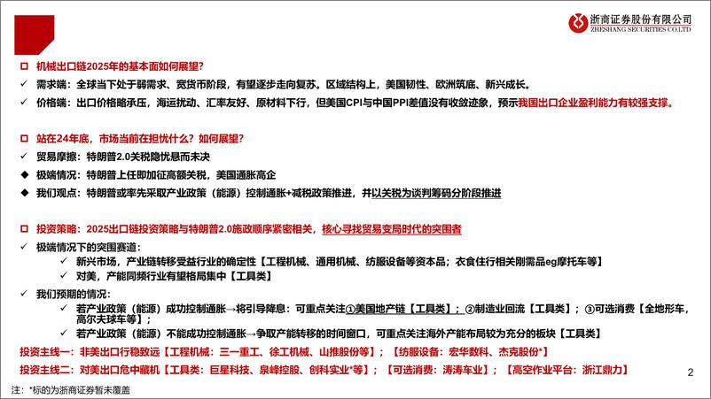 《2025年机械行业出口链年度投资策略：变中藏机，冲出重围-浙商证券-241215-32页》 - 第2页预览图