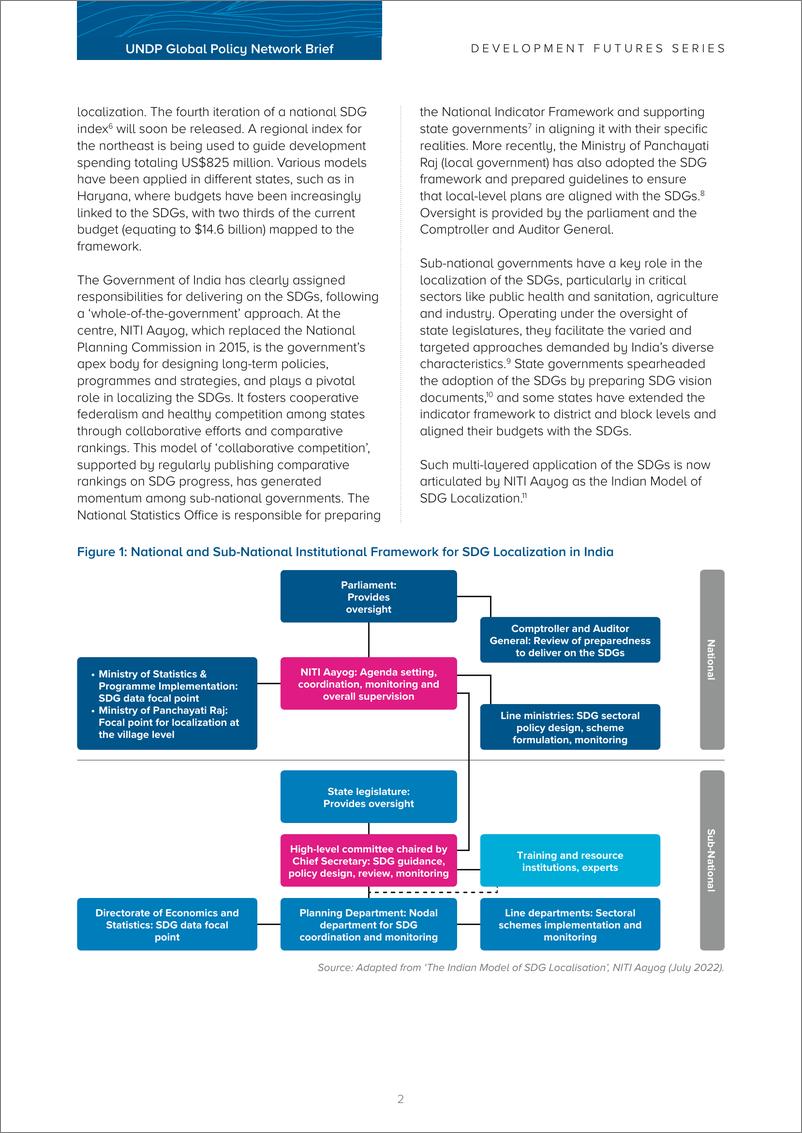《2024多层次治理环境下可持续发展目标本地化的制度化-印度的经验教训_英_-UNDP》 - 第2页预览图