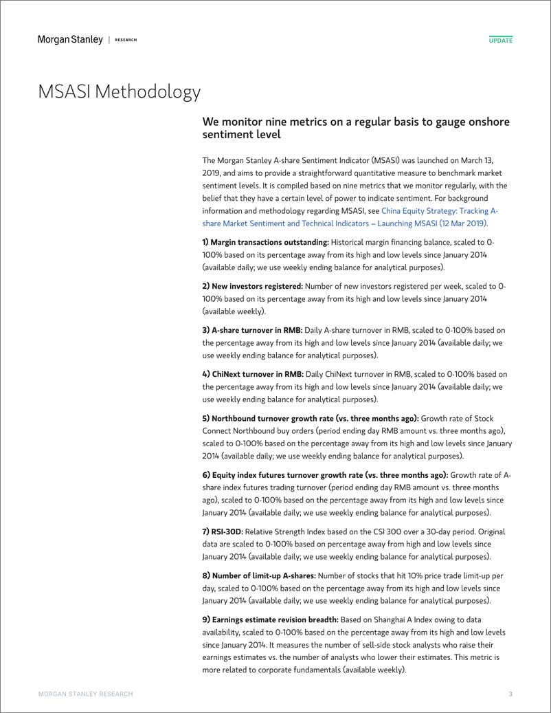 《Morgan Stanley-China Equity Strategy A-Share Sentiment Improved on Pre-CEW...-112179805》 - 第3页预览图