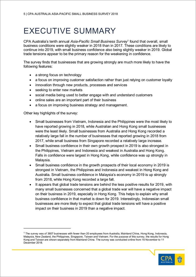 《澳洲会计师公会-2018年亚太区小型企业调研报告（英文）-2019.4-123页》 - 第6页预览图
