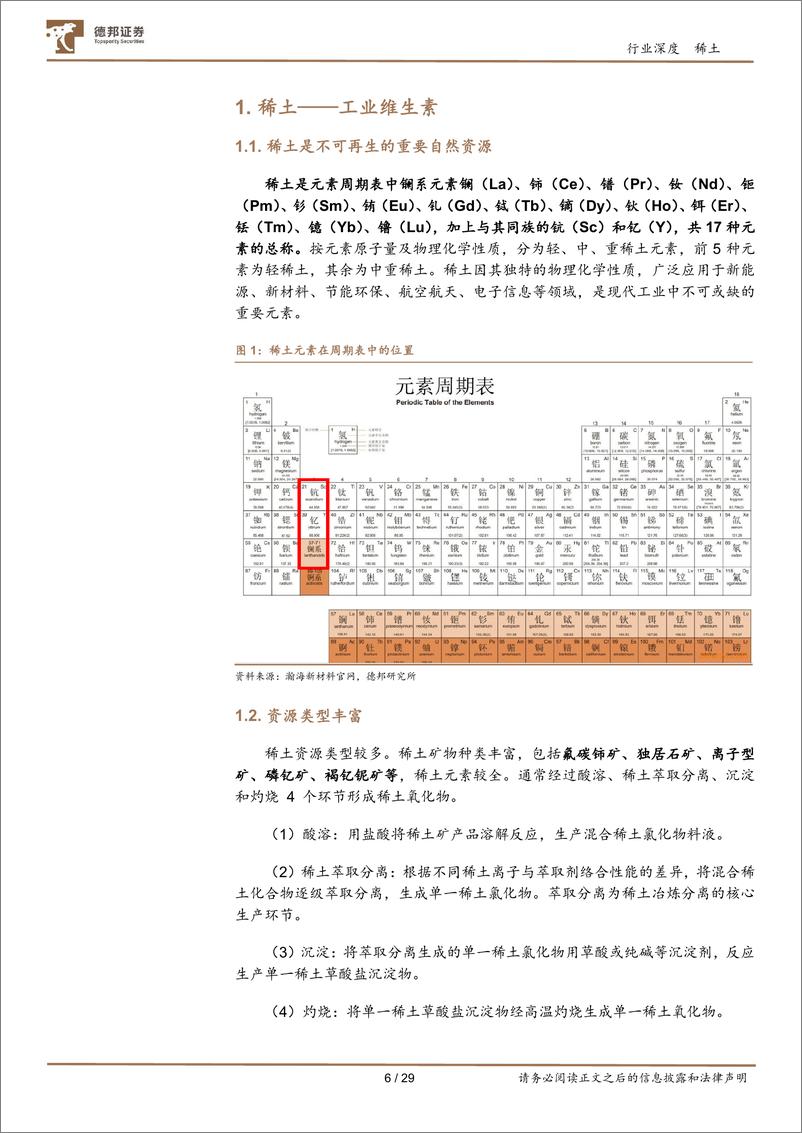 《稀土行业深度：供给扰动，需求可期-20230911-德邦证券-29页》 - 第7页预览图