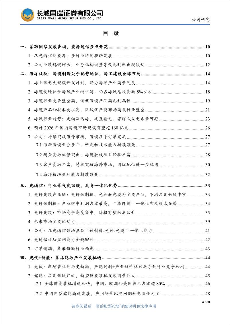 《中天科技(600522)光通信及电网业务为基石，海风光储打造第二增长曲线-240627-长城国瑞证券-60页》 - 第4页预览图