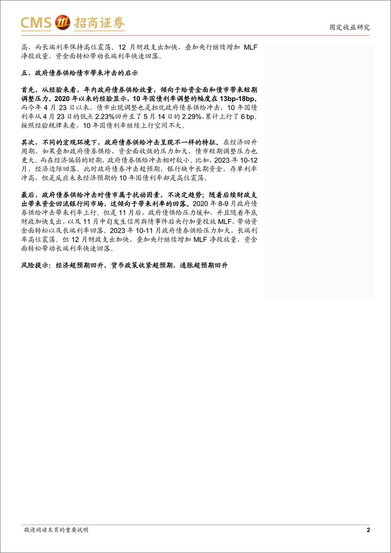 《政府债券供给冲击复盘-240515-招商证券-13页》 - 第2页预览图