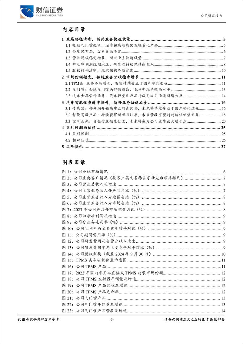 《保隆科技(603197)传统业务稳步增长，汽车智能化新业务快速放量-241217-财信证券-29页》 - 第3页预览图