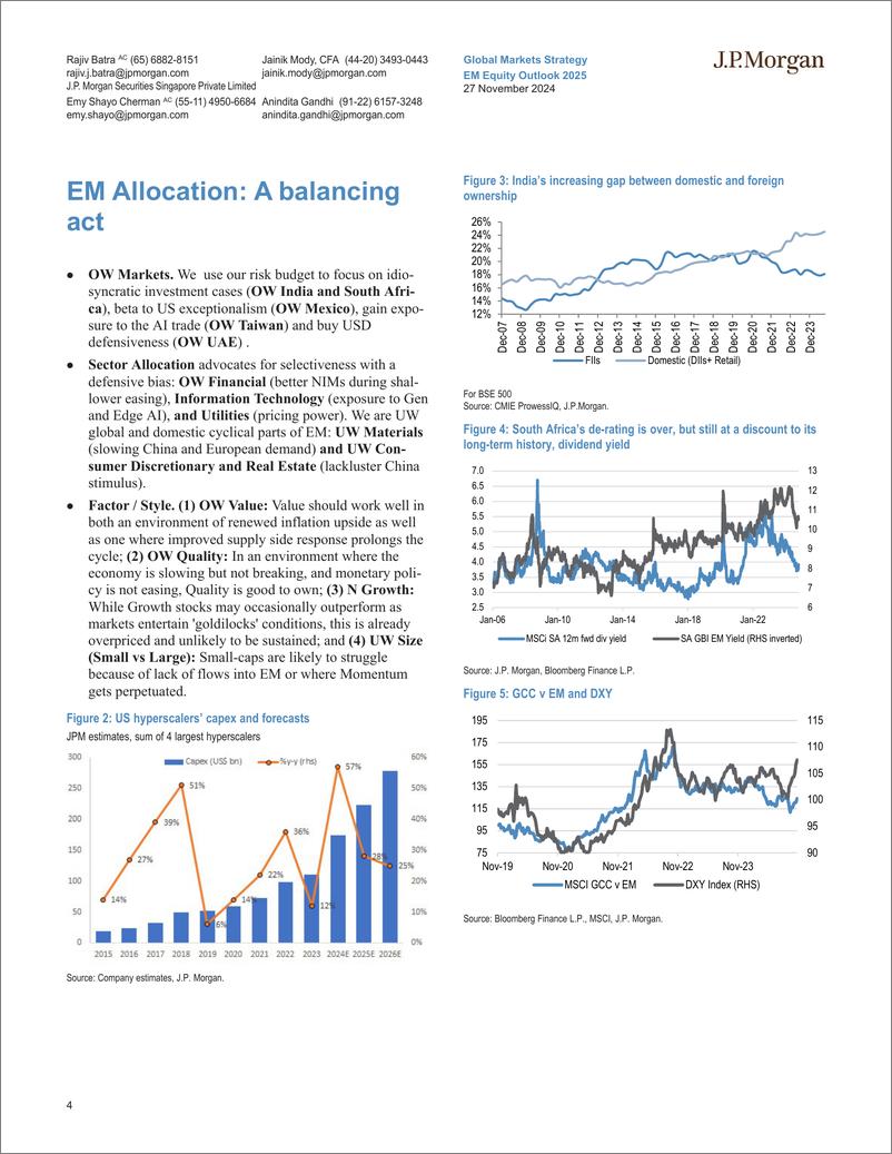 《JPMorgan-EM Equity Outlook 2025 Finding Alpha Amid Top Down Challenge...-111862380》 - 第4页预览图