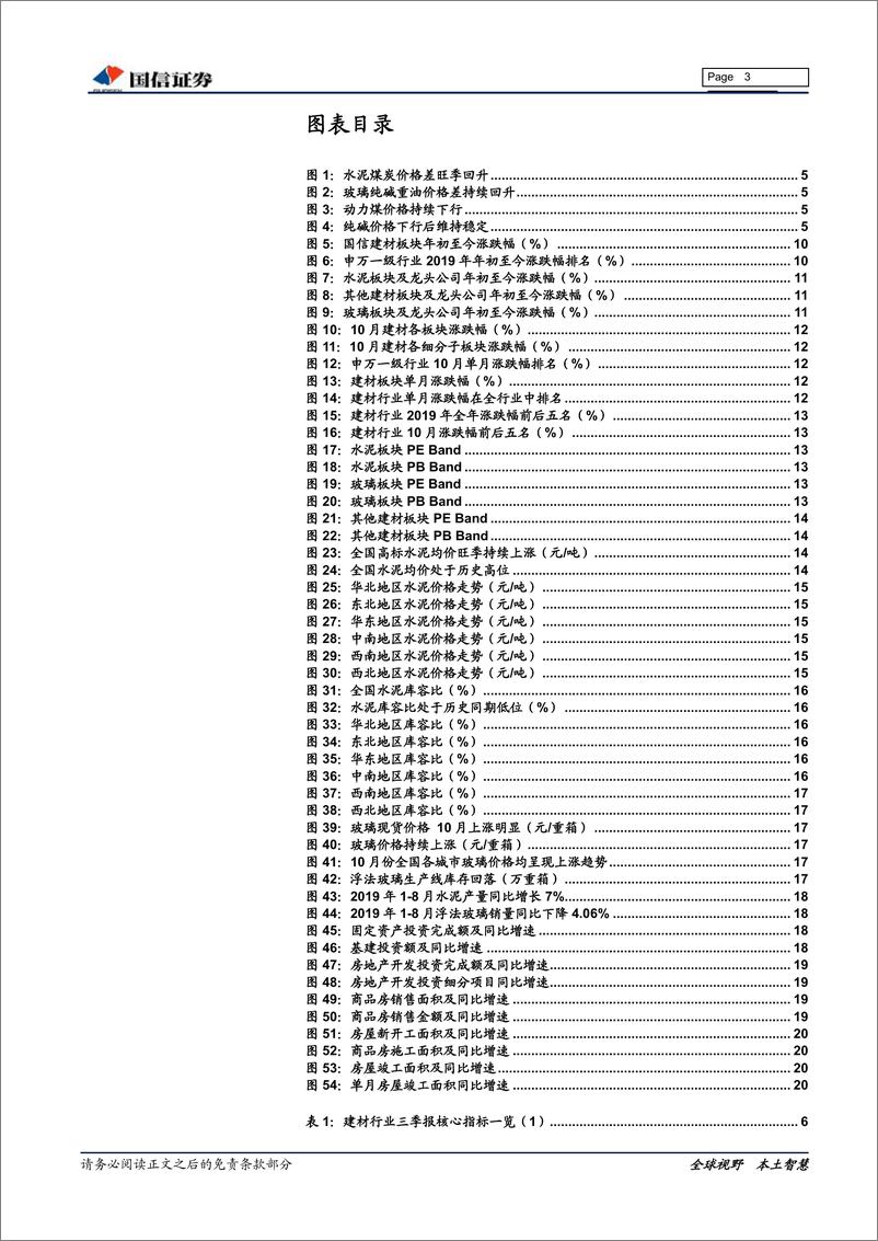 《非金属建材行业11月投资策略暨三季报回顾：短期关注后周期标的投资机会，长期立足价值-20191115-国信证券-27页》 - 第4页预览图