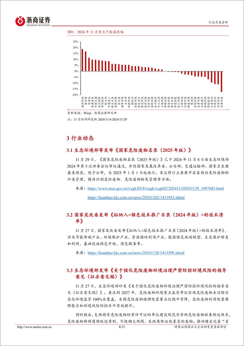 《环保行业月度分析报告：“新三样”固废循环前景广阔，报废车、废电池回收持续增长-241204-浙商证券-15页》 - 第8页预览图