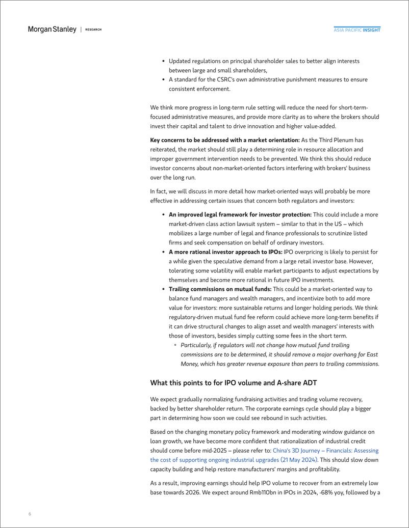 《Morgan Stanley-China – Brokers Rebalancing fundraising with shareholder re...-109961704》 - 第6页预览图