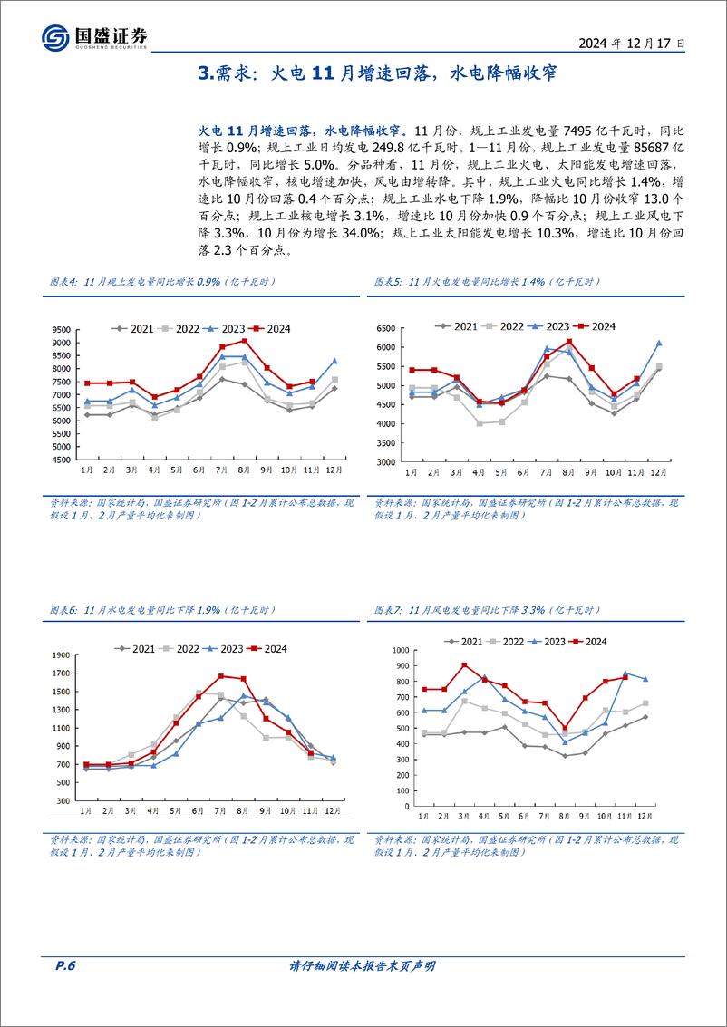 《煤炭开采行业月报：产量、进口创年内新高，红利驱动占优，“慢即是快”-241217-国盛证券-10页》 - 第6页预览图