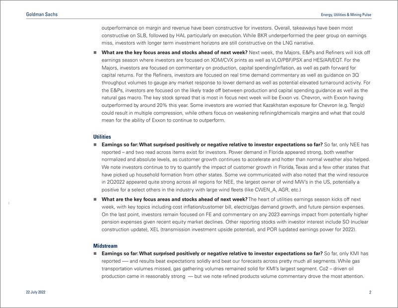 《Energy, Utilities & Mining Puls Investors Askin What Surprised During Earnings and the Growing Importance of EPS Execution(1)》 - 第3页预览图
