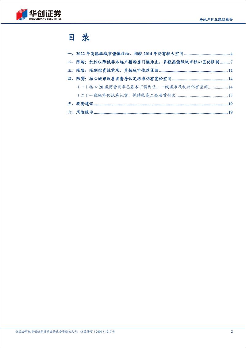 《房地产行业跟踪报告：核心20城政策放松知多少-20230225-华创证券-22页》 - 第3页预览图