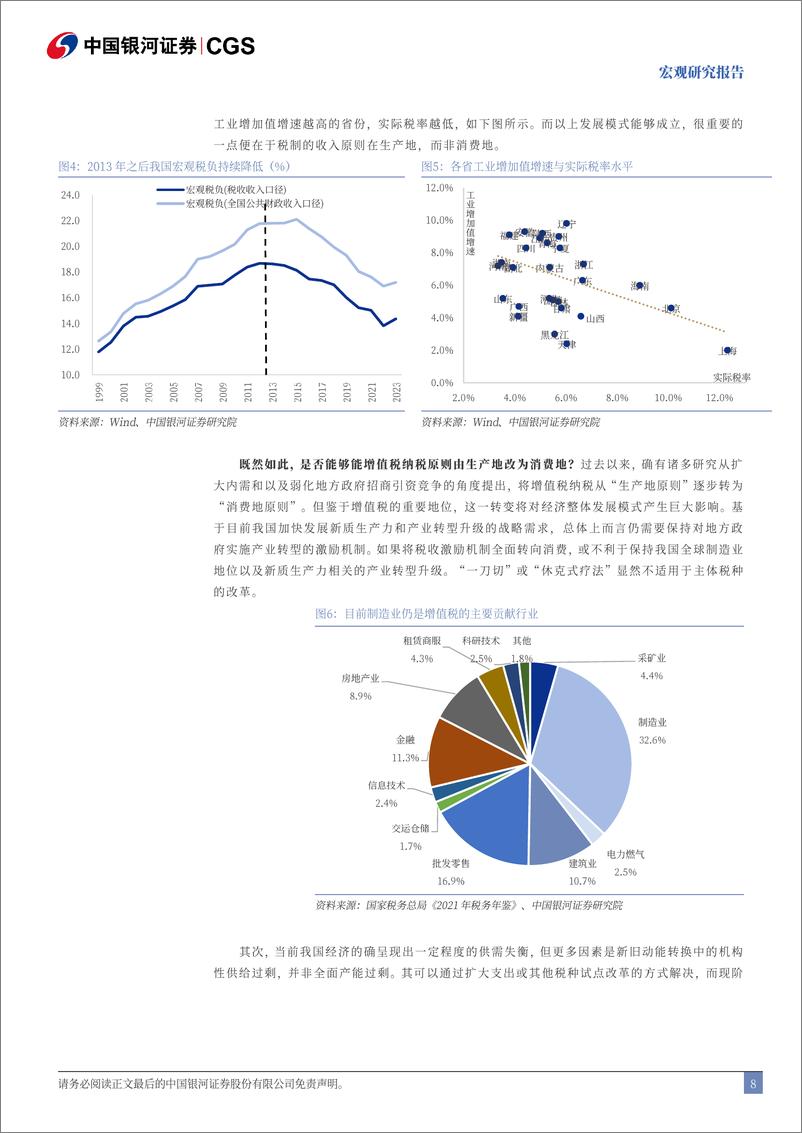 《三中全会改革前瞻系列：完善增值税的两大主线-240702-银河证券-13页》 - 第8页预览图