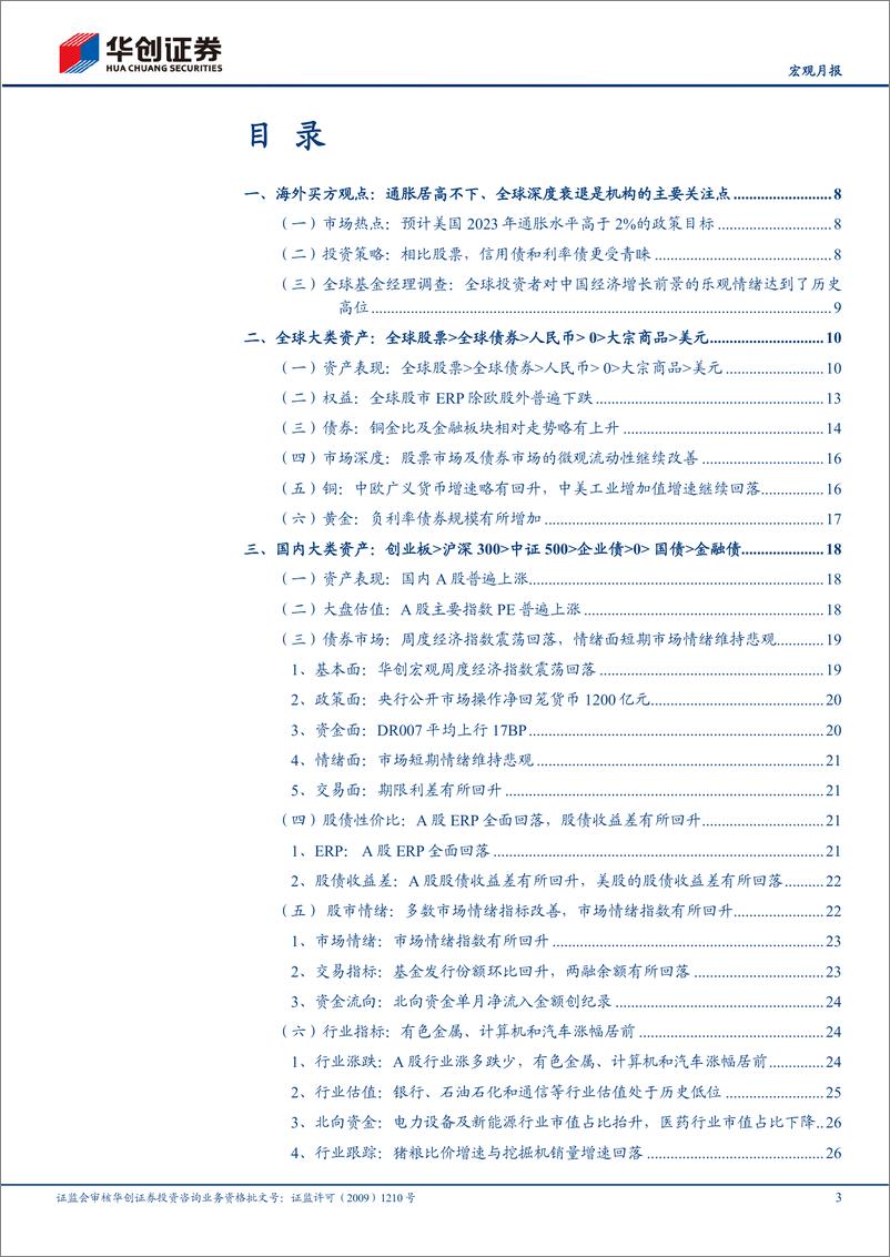 《1月大类资产月报：外资押注中国经济增长，北向资金流入创纪录-20230203-华创证券-32页》 - 第4页预览图