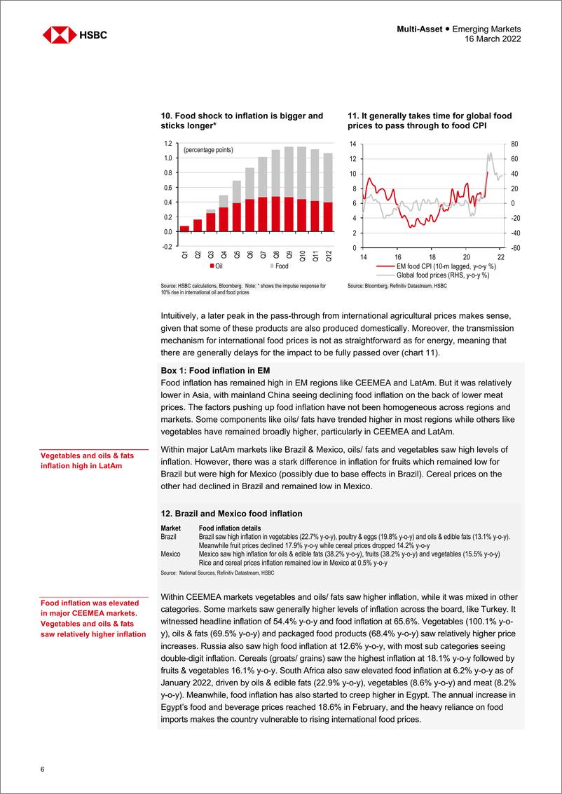 《HSBC-新兴市场投资策略-大宗商品冲击、食品通胀、俄罗斯风险敞口-2022.3.16-24页》 - 第7页预览图