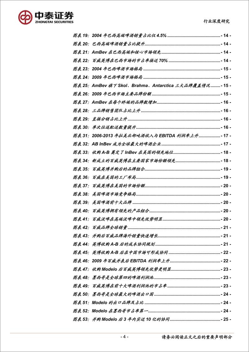 《饮料制造行业百威英博成长启示录：从优秀到卓越，高端定位与高效运营铸就啤酒巨头-20190808-中泰证券-34页》 - 第5页预览图