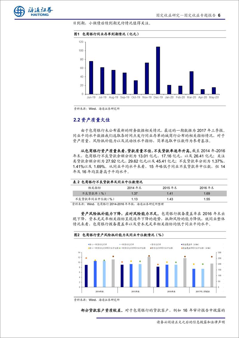 《固定收益专题报告：打破金融刚兑，长期利好实体！如何看待包商银行被接管？-20190529-海通证券-17页》 - 第7页预览图