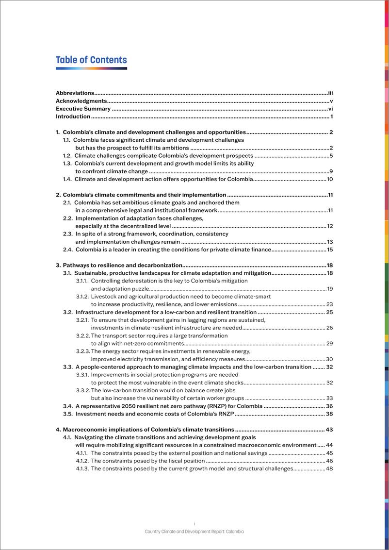 《世界银行-哥伦比亚国家气候与发展报告（英）-2023.7-89页》 - 第4页预览图