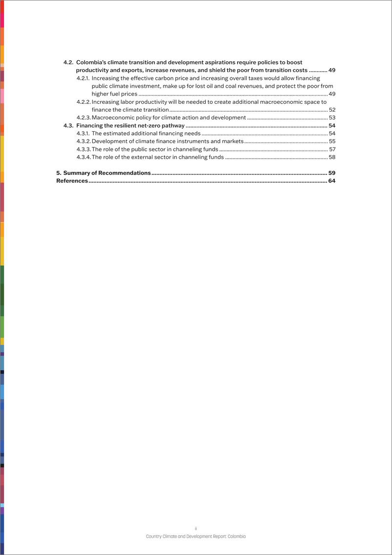 《世界银行-哥伦比亚国家气候与发展报告（英）-2023.7-89页》 - 第5页预览图