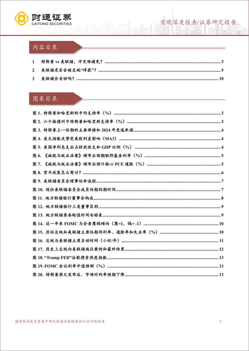 《美国大选深度观察之三：美联储决策是否会被总统左右？-240813-财通证券-15页》 - 第2页预览图