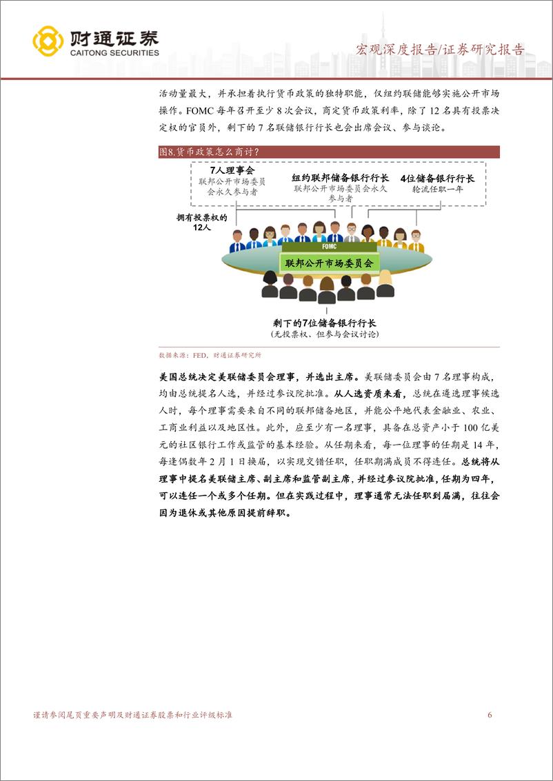 《美国大选深度观察之三：美联储决策是否会被总统左右？-240813-财通证券-15页》 - 第6页预览图