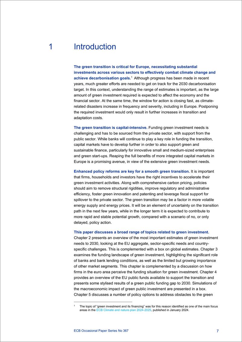 《欧洲央行-投资欧洲的绿色未来（英）-2025.1-86页》 - 第8页预览图