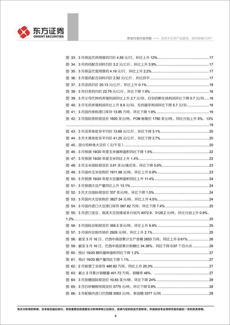 《2020年4月农业月度谈：全球大宗农产品震荡，国内影响几何？-20200405-东方证券-31页》 - 第5页预览图