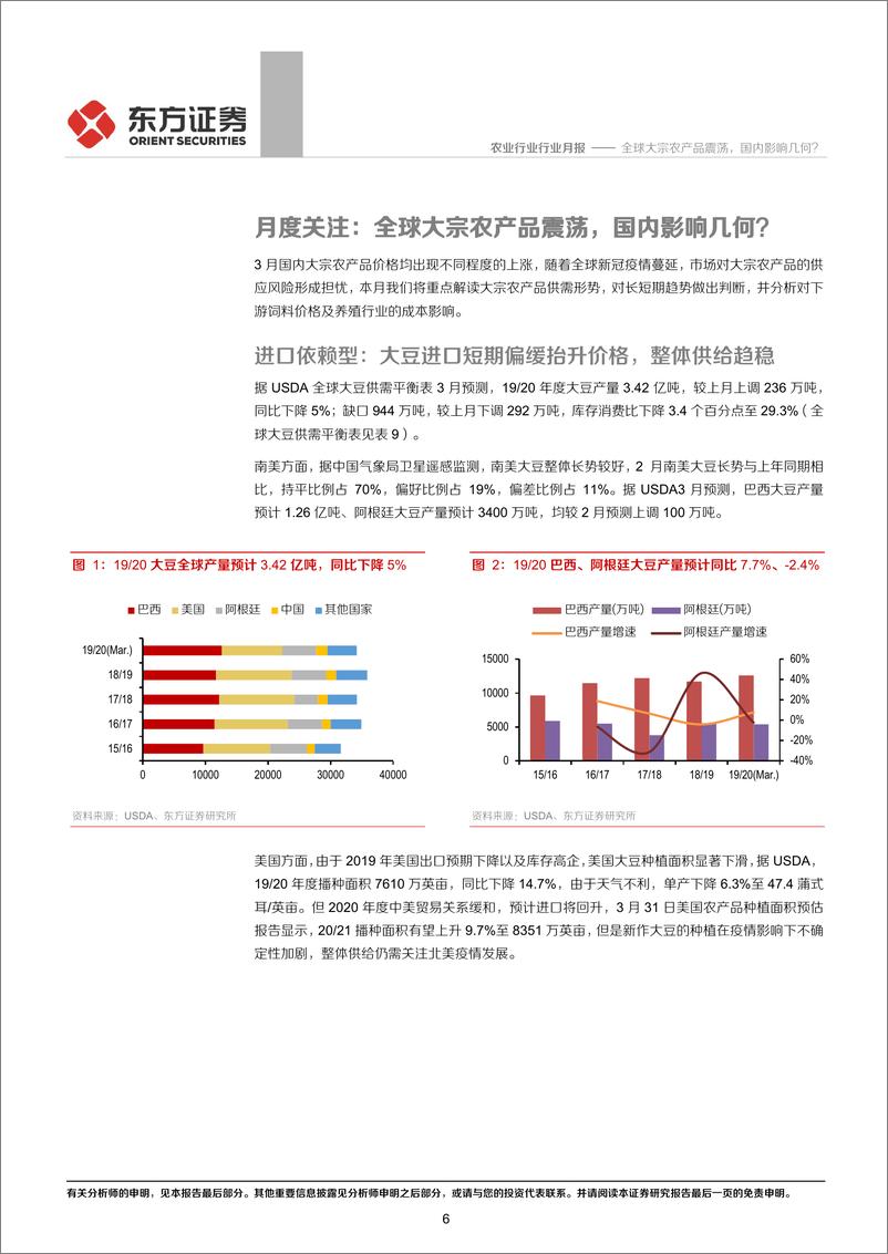 《2020年4月农业月度谈：全球大宗农产品震荡，国内影响几何？-20200405-东方证券-31页》 - 第7页预览图