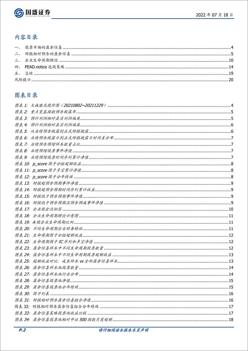 《量化专题报告：PEAD.notice，基于预告的盈余惊喜选股策略-20220718-国盛证券-21页》 - 第3页预览图