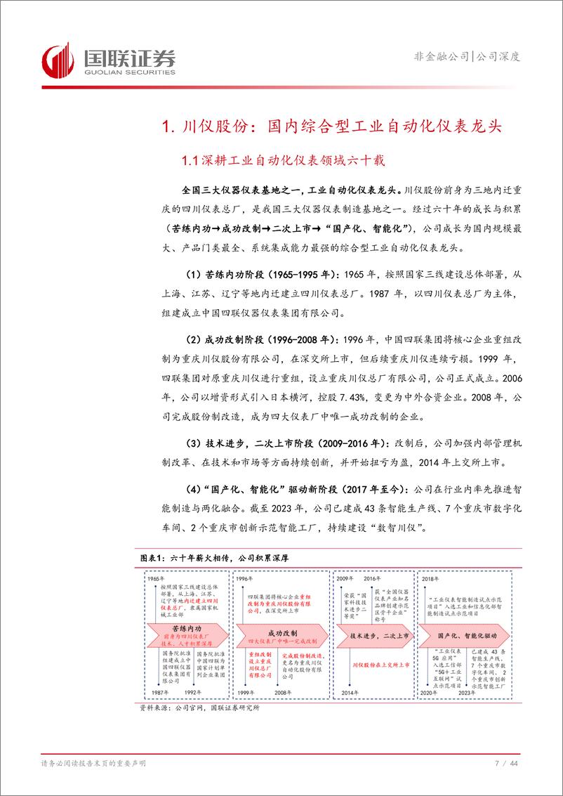 《川仪股份(603100)工业自动化仪表的“中国艾默生”-241112-国联证券-45页》 - 第8页预览图