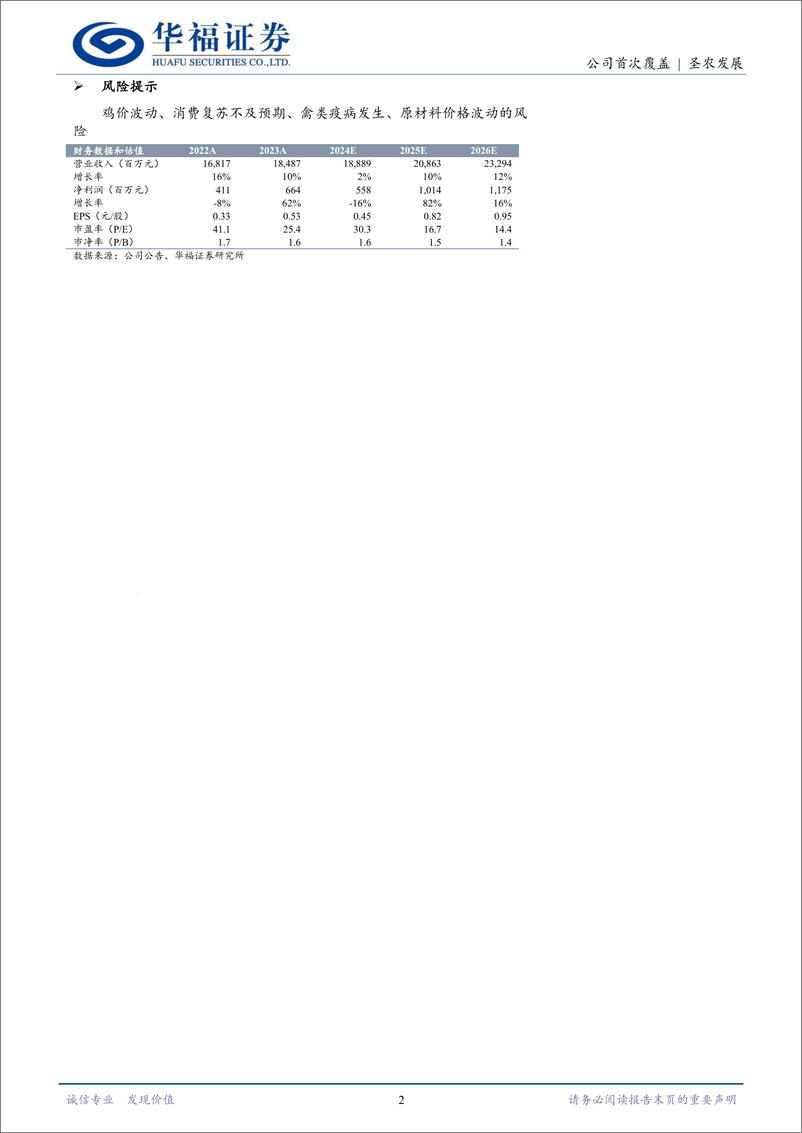 《圣农发展(002299)“横到边、纵到底”，白鸡龙头稳健成长-250109-华福证券-26页》 - 第2页预览图