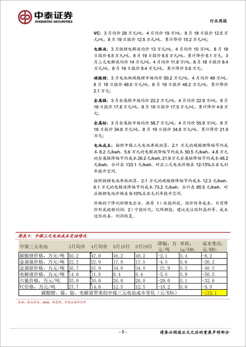 《电力设备与新能源行业周报：国内免征电动车购置税，风电光伏景气度延续》 - 第5页预览图