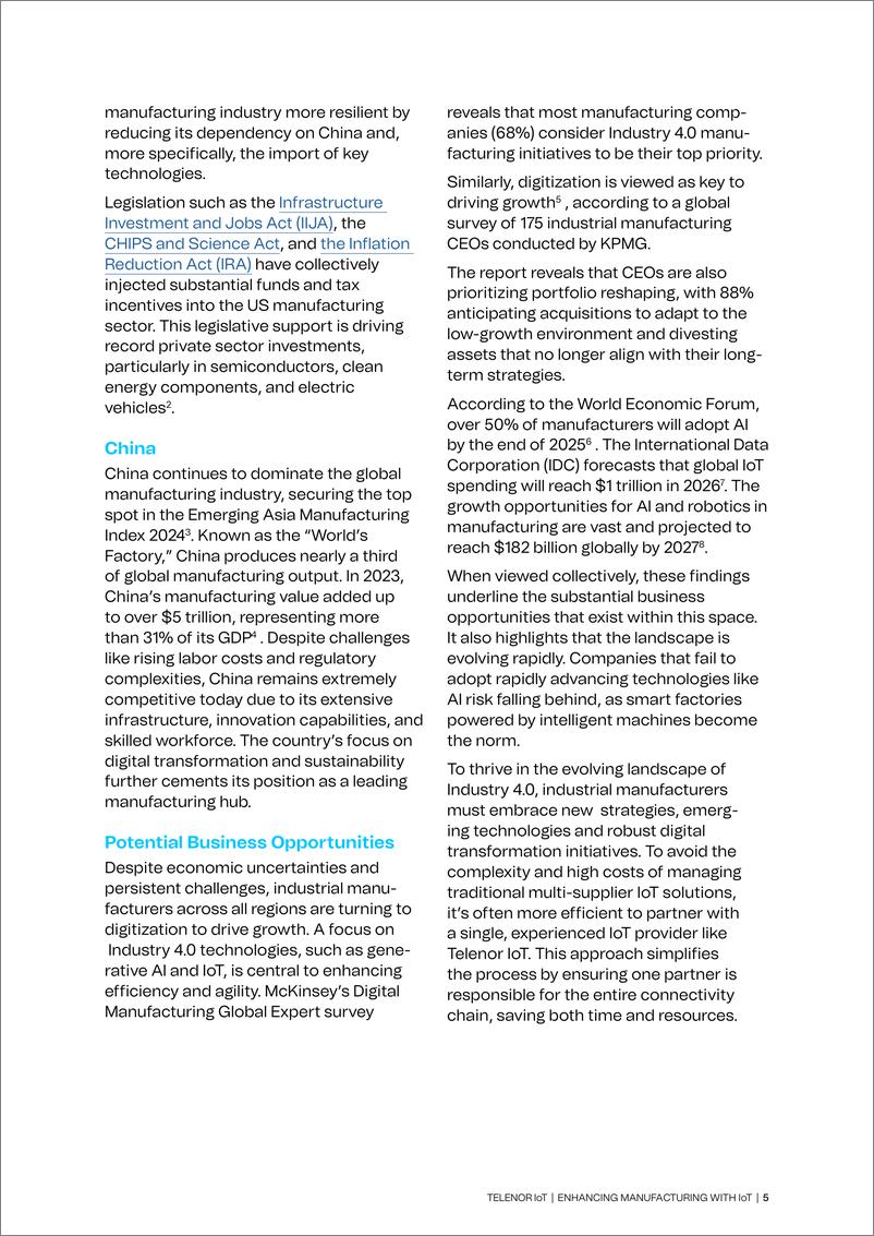 《2024年物联网赋能制造业数字化转型报告_英文版_》 - 第5页预览图