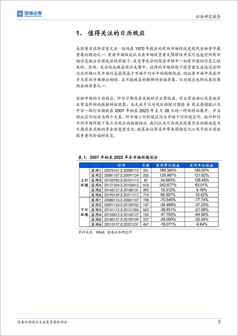 《市场观察系列：日历效应背后的择时策略探究-20230308-国海证券-25页》 - 第6页预览图