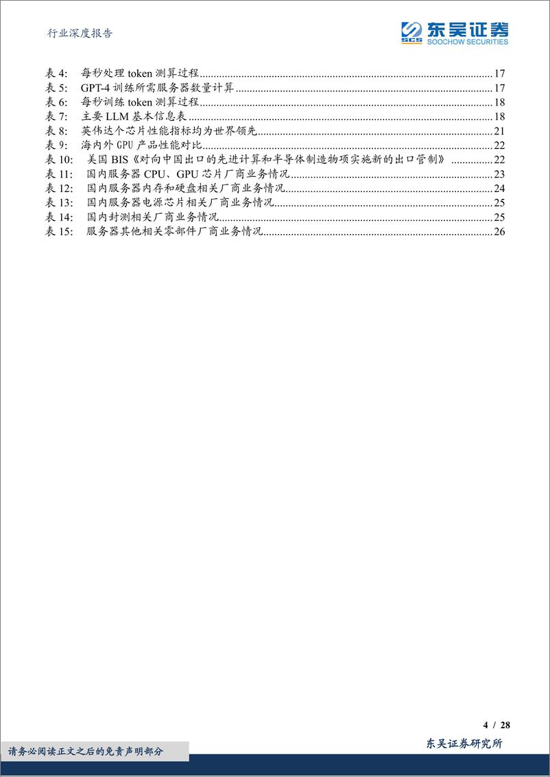 《东吴证券：AI系列深度-ChatGPT掀起算力潮-芯片及服务器上游投资价值凸显》 - 第4页预览图