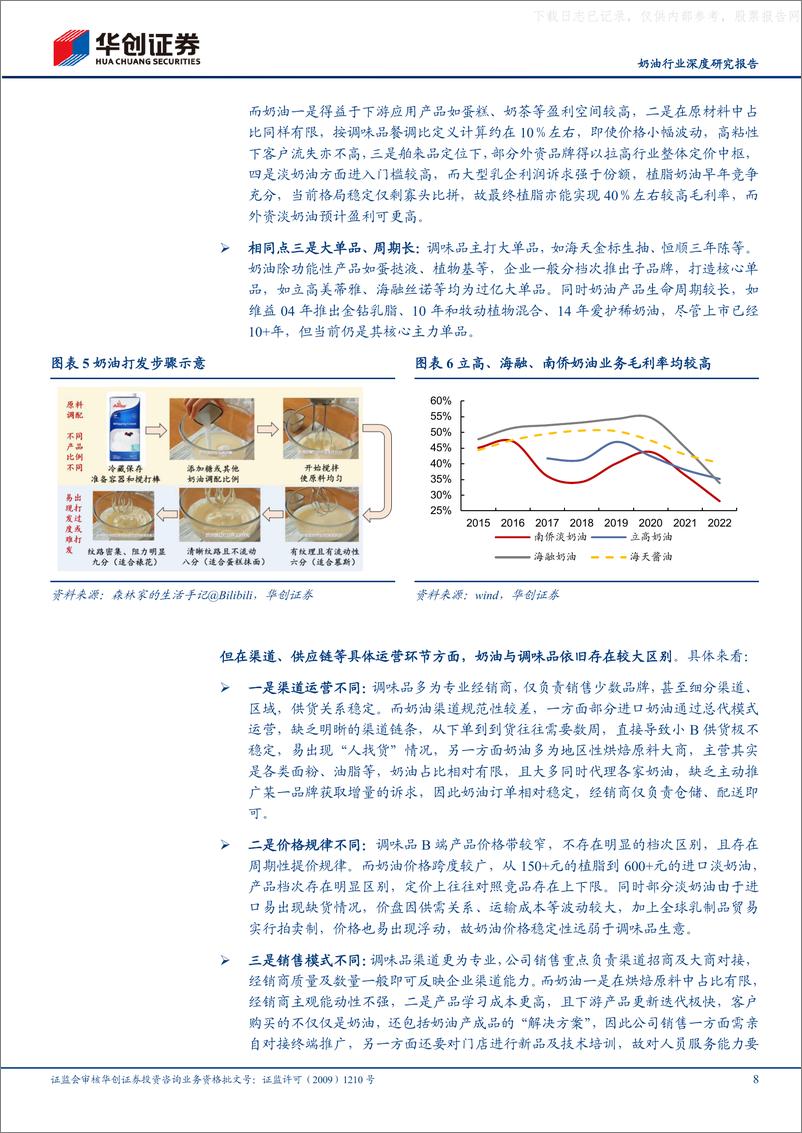 《华创证券-奶油行业深度研究报告：行业升级风起，更看国产突围-230531》 - 第8页预览图