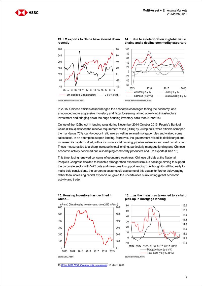 《汇丰银行-新兴市场-投资策略-新兴市场角逐：增长漂移大于美联储的提振-2019.3.28-21页》 - 第8页预览图