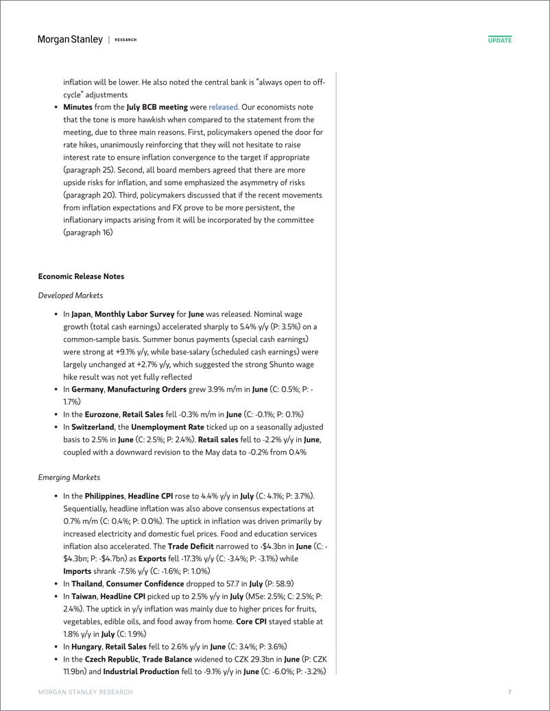 《Morgan Stanley Fixed-Global Macro Commentary August 6-109707403》 - 第7页预览图