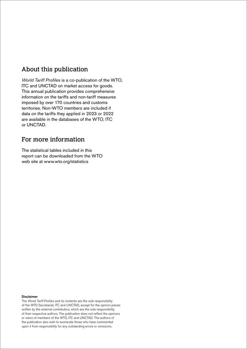 《WTO-2024年世界关税概况（英）-240页》 - 第2页预览图