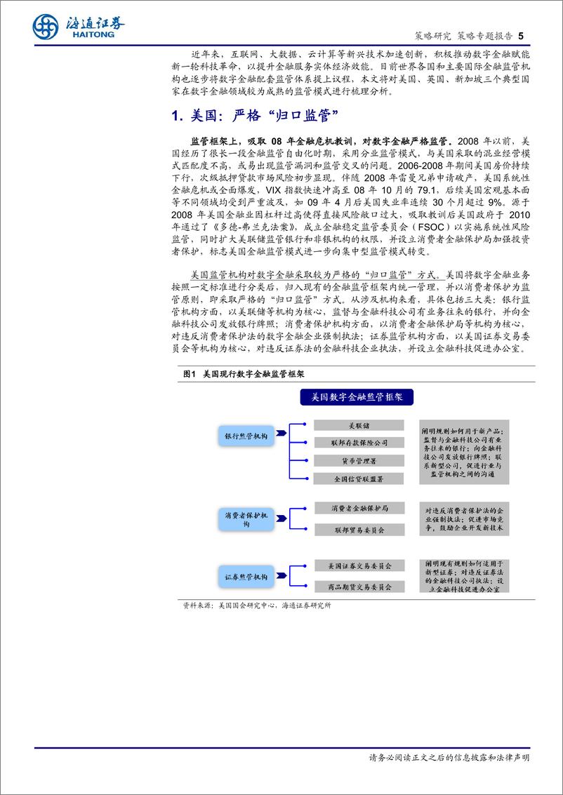 《策略专题报告：海外主流数字金融监管模式的实践-240913-海通证券-11页》 - 第5页预览图