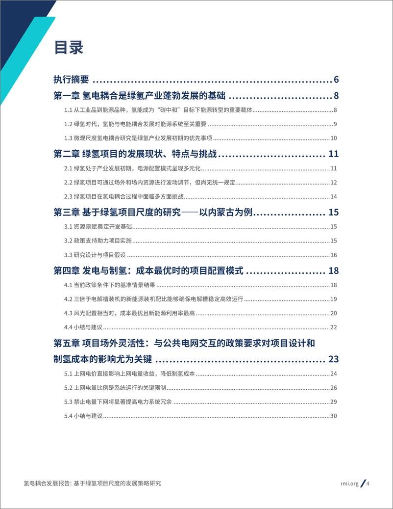 《2024年氢电耦合发展报告_ 基于绿氢项目尺度的发展策略研究》 - 第4页预览图