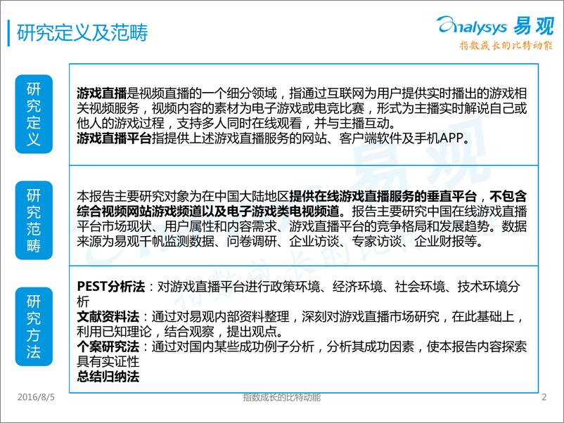 《中国游戏直播市场专题报告2016》 - 第2页预览图