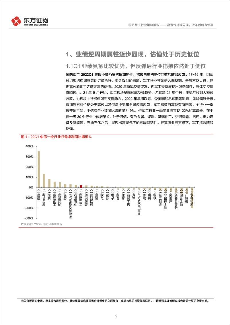 《国防军工行业2022年中期策略报告：高景气持续兑现，改革创新有惊喜-20220613-东方证券-29页》 - 第6页预览图