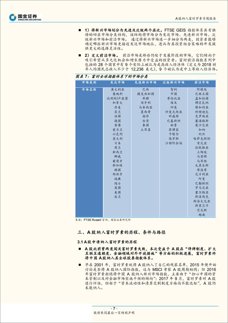 《A股纳入富时罗素指数专题：“入富”在即，A股国际化再进一步，成分股、增量资金剖析-20190620-国金证券-16页》 - 第8页预览图