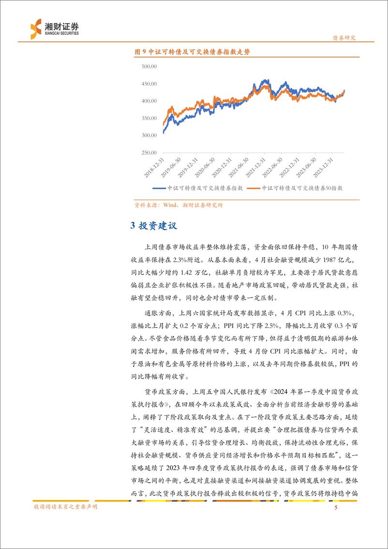 《信用债：信用债供给缩量，收益率普遍下行-240513-湘财证券-13页》 - 第7页预览图