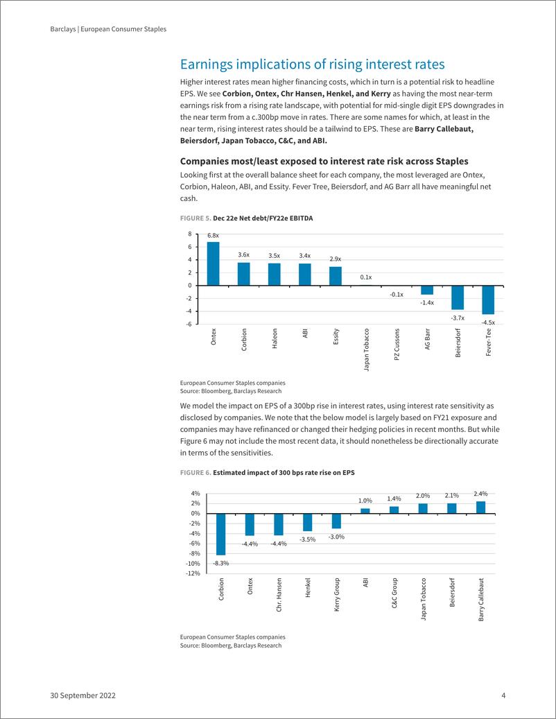 《European Consumer Staples The end of ‘free’ money》 - 第5页预览图